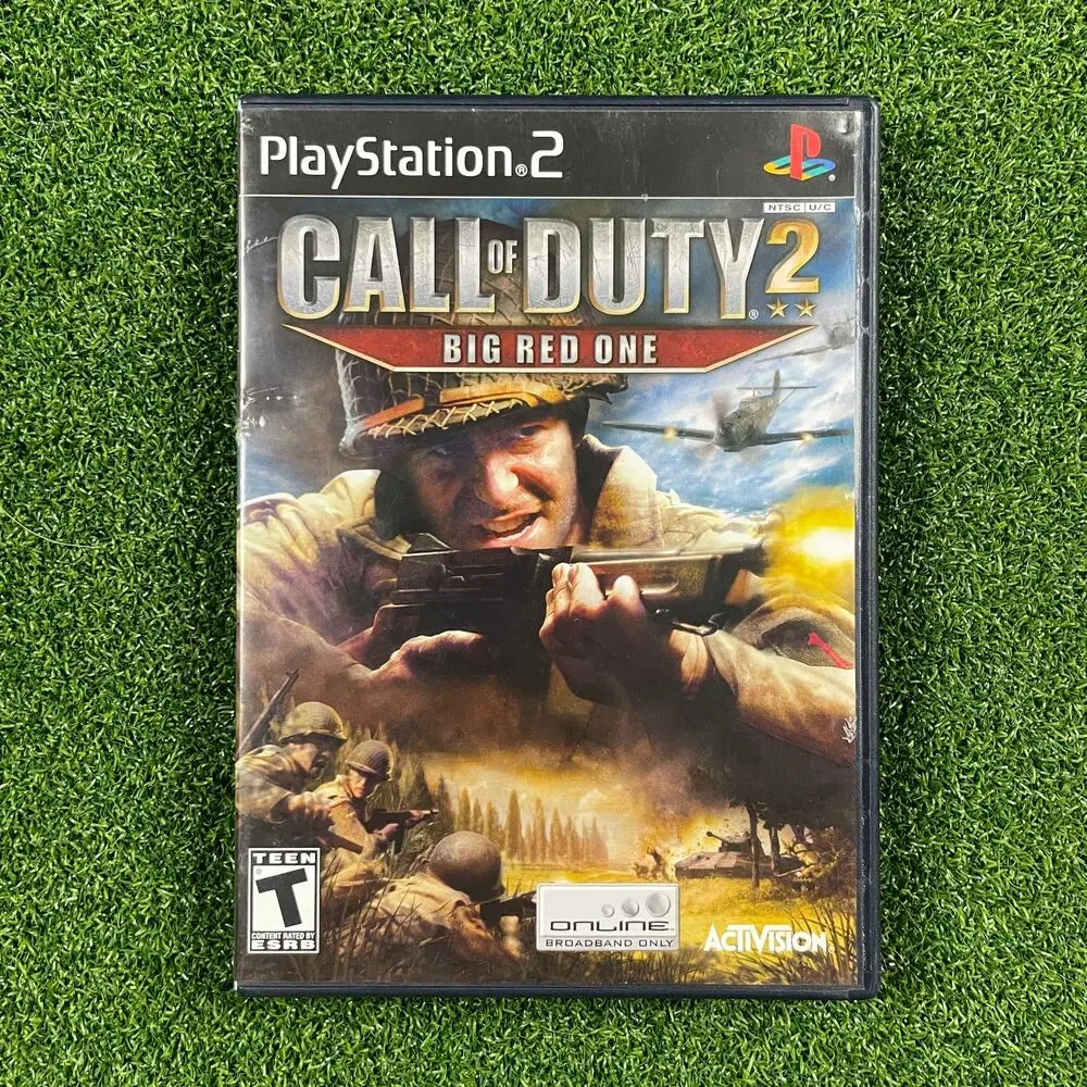 Call of Duty 2: Big Red One (Sony PlayStation 2, 2005) PS2 Complete